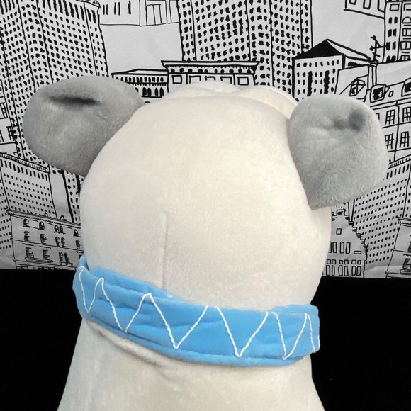 Vintage Disney Pocahontas PERCY The Pug Dog 12" Plush Stuffed Animal Toy White - Picture 14 of 16